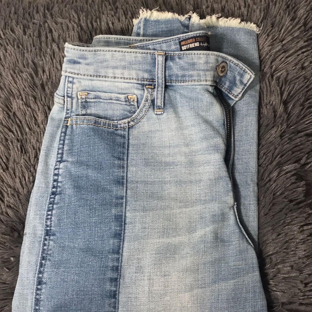hollister two tone jeans